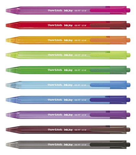 InkJoy Retractable Ballpoint Pens, Assorted Colors, 20-Pack