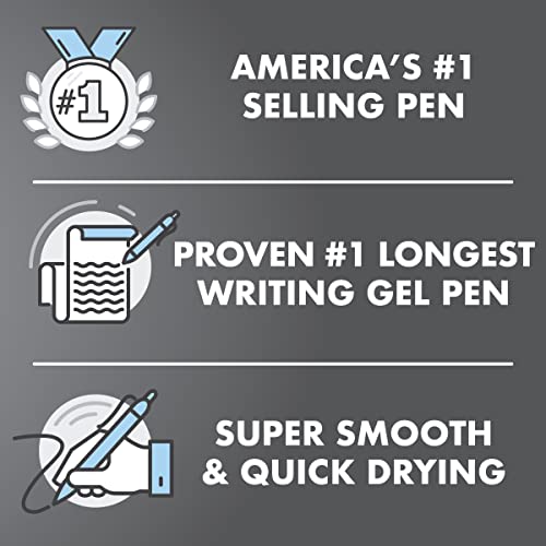 Pilot G2 Bold Point Black Gel Pens, 12-Pack