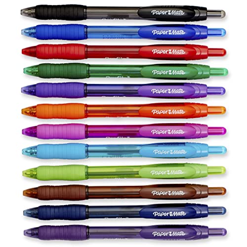 Paper Mate Bold Retractable Ballpoint Pens, 12-Count