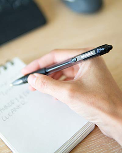 Zebra Z-Grip Black Ballpoint Pens - 48 Pack