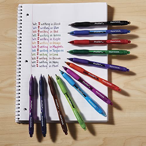 Paper Mate Bold Retractable Ballpoint Pens, 12-Count
