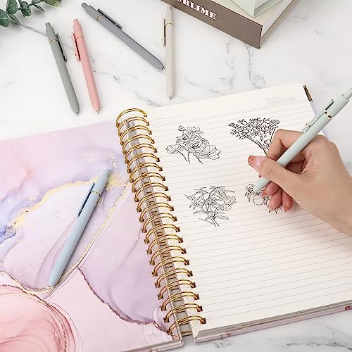 Ddaowanx 6-Pack Gel Pens - Fine Point Black Ink