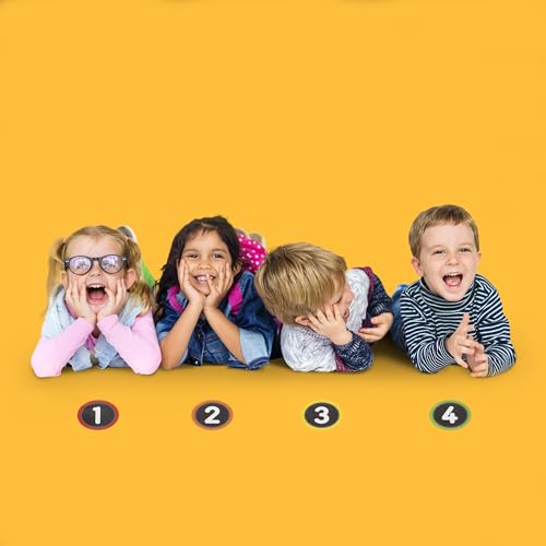 Line up Spots for Classroom Floor Number Stickers 36Pcs Line up Dots Floor Decals Number Spots for Classroom Back to School Kindergarten Preschool Office Decoration Organizing,36Pcs