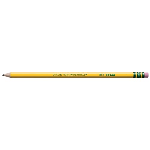 Ticonderoga Pre-Sharpened Yellow Pencils, 10 Count