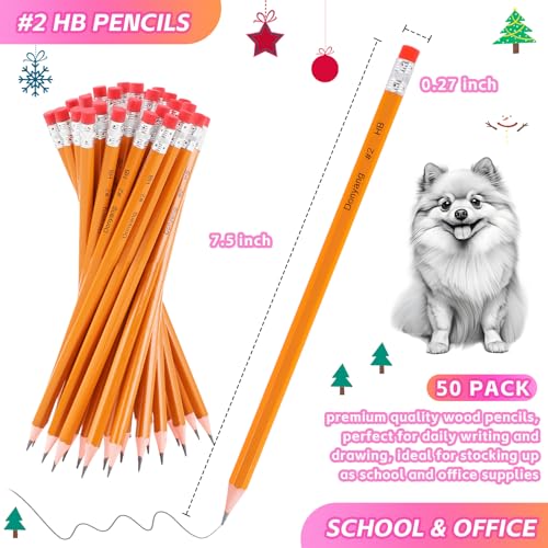 50 Pack Halloween Pre-Sharpened #2 Pencils