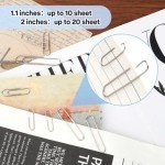 800 Silver Paper Clips - Essential School Supplies