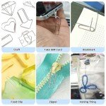 800 Silver Paper Clips - Essential School Supplies