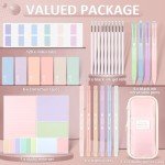 Aesthetic College School Supplies Kit - 38 Pieces