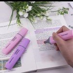 Compact Office Supply Kit for Students - Purple