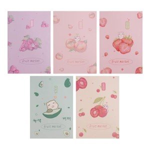 EooUooIP Fruit Series Composition Notebooks - 5 Pack