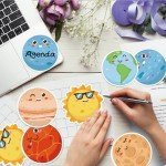 480Pcs Outer Space Sticky Notes for School