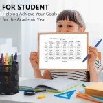 FIOVER 6pcs Fine Point Black Gel Pens