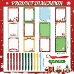 36 Pcs Winter Theme Sticky Notes with Pen