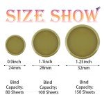 100PCS Green Discbound Expansion Discs for Planners