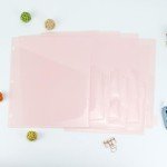 Pink 8-Tab Binder Dividers with Pockets