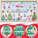 Gingerbread Christmas Bulletin Board Decoration Set