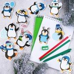 Winter Penguin Sticky Notes - 30 Pack Memo Pads
