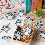 Winter Penguin Sticky Notes - 30 Pack Memo Pads