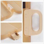 Clear Waterproof Document Storage Box - Khaki