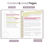 Large Purple Lined Spiral Notebook Journal - 300 Pages