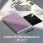 Large Purple Lined Spiral Notebook Journal - 300 Pages