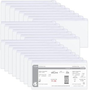 Marspark A6 Zip Plastic Pouches - 100 Pack