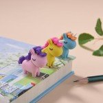KUNFOWL Unicorn Mini Model Erasers for Kids