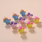 KUNFOWL Unicorn Mini Model Erasers for Kids