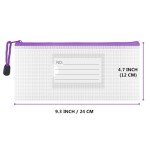 BOPART Zippered Mesh Pouch for School & Office