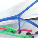 BOPART Zippered Mesh Pouch for School & Office