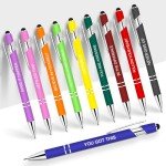 Inspirational Ballpoint Pens - 10-Pack Motivational Gifts