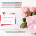 DIBALIYI Quick Dry Fine Point Gel Pens (5-Pack)