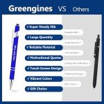 Inspirational Ballpoint Pens - 10-Pack Motivational Gifts