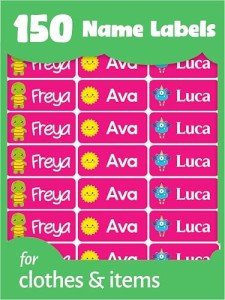 LabelTiger® Personalized Waterproof Name Labels - 150 Pack