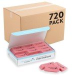 Bulk Pink Erasers for School and Office Use