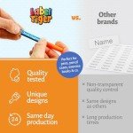 LabelTiger® Personalized Waterproof Name Labels - 195 Pack
