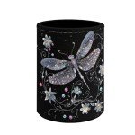 Black Dragonfly Pencil Holder - Cute Pen Organizer