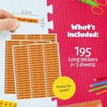 LabelTiger® Personalized Waterproof Name Labels - 195 Pack