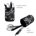 Black Dragonfly Pencil Holder - Cute Pen Organizer