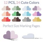 Colorful Heart-Shaped Magnetic Page Markers