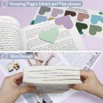 Colorful Heart-Shaped Magnetic Page Markers