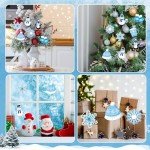 48 PCS Snowflake Cutouts for Holiday Decorations