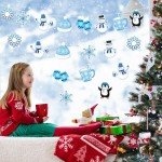 48 PCS Snowflake Cutouts for Holiday Decorations