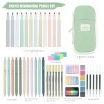 Cute School Supplies Set with Pencils and Highlighters
