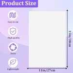 White Poster Boards for School Projects, 50 Pack