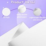 White Poster Boards for School Projects, 50 Pack