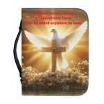 Personalized Leather Bible Bag for Women