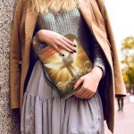 Personalized Leather Bible Bag for Women