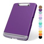 Heavy Duty Purple Clipboard with Storage Box