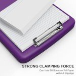 Heavy Duty Purple Clipboard with Storage Box